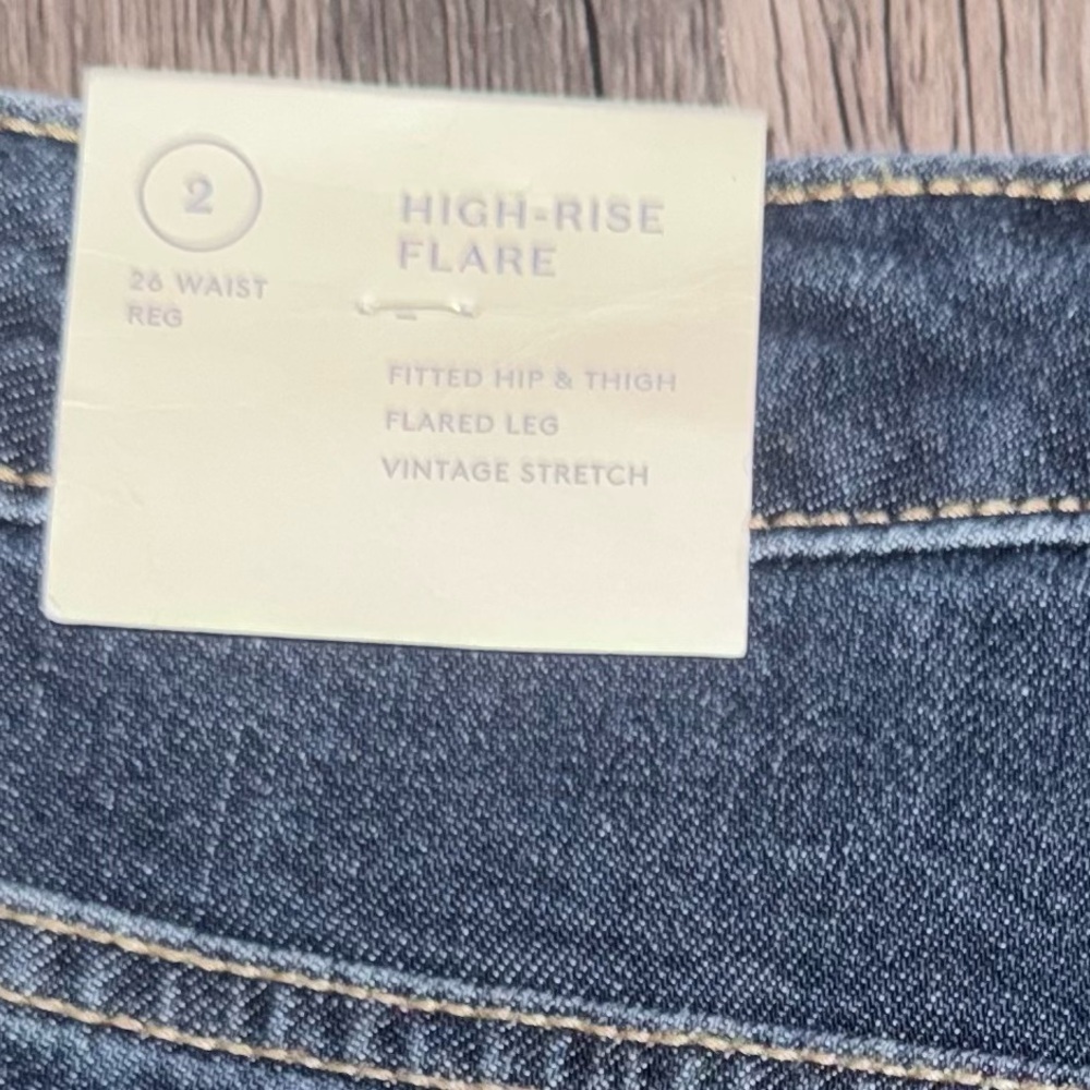 Universal Thread Dark Blue Flare Jeans - Picture 8 of 9